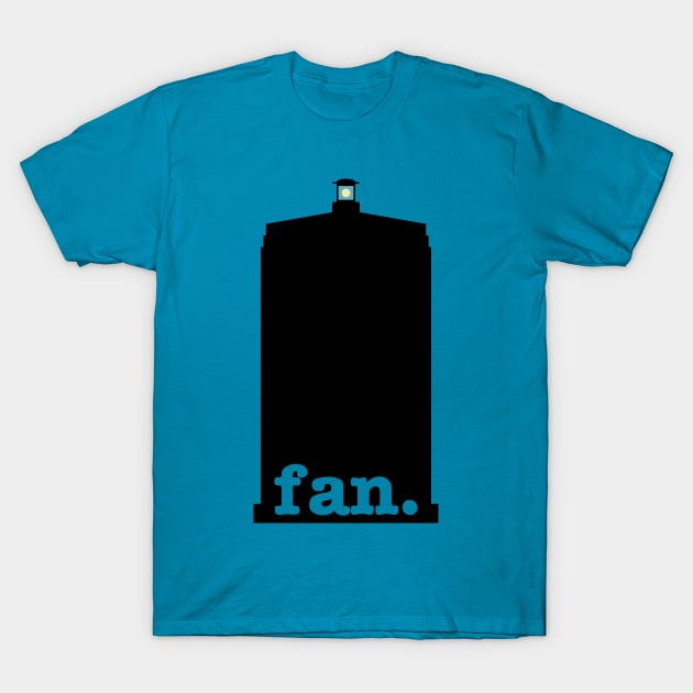 Fan (Police Box Version 2) T-Shirt by fashionsforfans